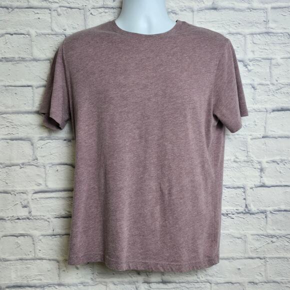 Banana Republic T-Shirt Mens Size Medium Purple Crew Neck Short Sleeve - Picture 1 of 16